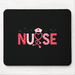 Nurse Valentines Day Valentine Er Icu Nicu Rn Nurs Mouse Pad