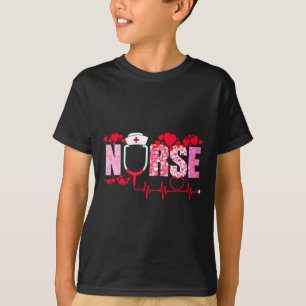 Nurse Valentines Day Valentine Er Icu Nicu Rn Nurs T-Shirt