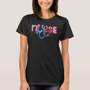 Nurse Valentines Day Valentine ER ICU NICU RN Nurs T-Shirt
