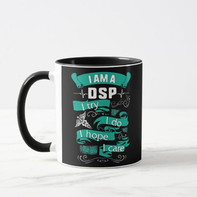 Nurse Week I'm A DSP I Try Do Hope Care Direct Mug (Left)
