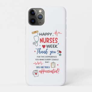 Nurse Week Sign Printable Appreciation Nurse Thank Case-Mate iPhone Case