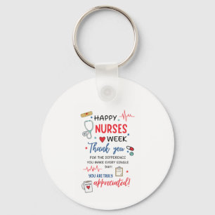 Nurse Week Sign Printable Appreciation Nurse Thank Key Ring