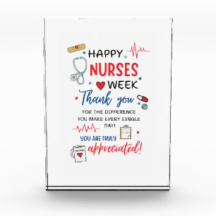 Nurse Week Sign Printable Appreciation Nurse Thank Photo Block