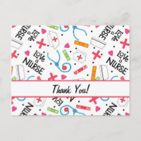 Nurse White Thank You Customisable
