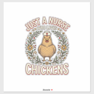 Nurse Who Loves Chickens Vintage Shirt Design_1