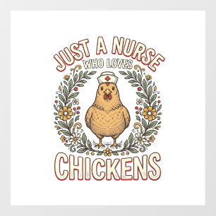 Nurse Who Loves Chickens Vintage Shirt Design_1