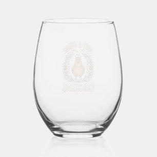 Nurse Who Loves Chickens Vintage Shirt Design_1 Stemless Wine Glass