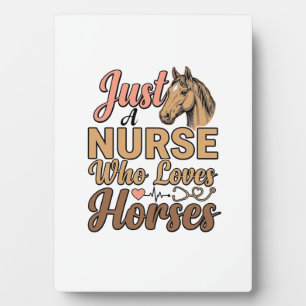 Nurse Who Loves Horses Vintage Engraving Shirt Des Plaque