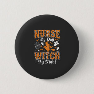 Nurse Witch Halloween Design (2) 6 Cm Round Badge