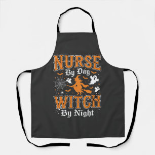 Nurse Witch Halloween Design (2) Apron