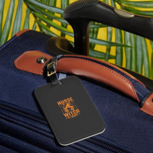Nurse Witch Halloween Design Luggage Tag (Front Insitu 1)