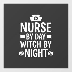 Nurse Witch Halloween Vector Design_1
