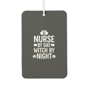 Nurse Witch Halloween Vector Design_1 Car Air Freshener
