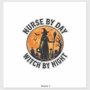 Nurse Witch Halloween Vintage Spooky Shift Design