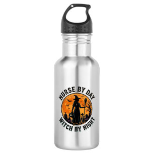 Nurse Witch Halloween Vintage Spooky Shift Design 532 Ml Water Bottle