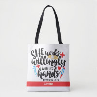 Nurse Works Willingly Her Hands Proverbs 31:13