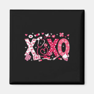 Nurse Xoxo Stethoscope Valentine Rn Pct Cna Nurse Magnet