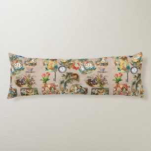  Nursery Alice Colourful 1800s Classic Wonderland  Body Cushion