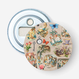  Nursery Alice Colourful 1800s Classic Wonderland  Bottle Opener