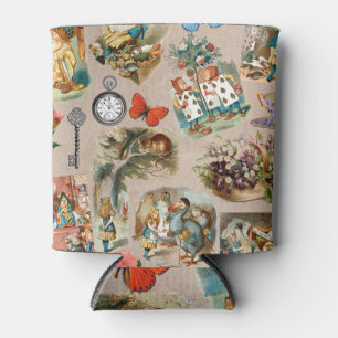 Nursery Alice Colourful 1800s Classic Wonderland Can Cooler