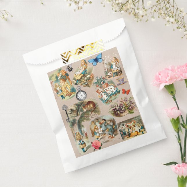  Nursery Alice Colourful 1800s Classic Wonderland  Favour Bags (Sealed)