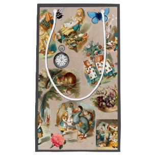 Nursery Alice Colourful 1800s Classic Wonderland Small Gift Bag