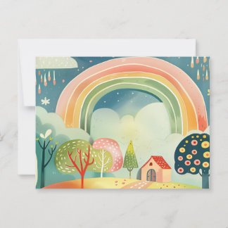 Nursery Art Design Postcard