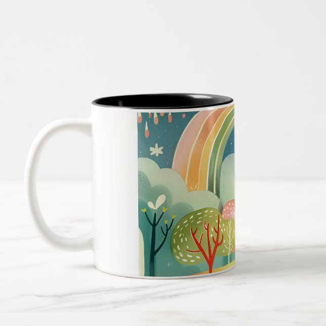 Nursery Art Design  Two-Tone Coffee Mug (Left)