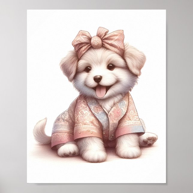 Nursery Art Nusantara / Heritage Baby Animals Poster (Front)