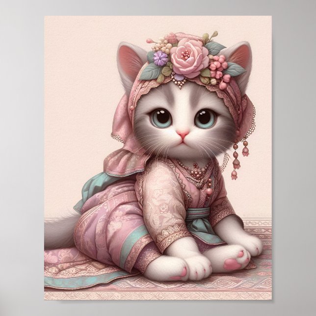 Nursery Art Nusantara / Heritage Baby Animals Poster (Front)