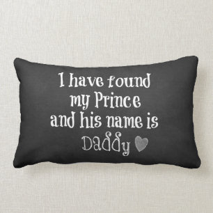 Nursery Baby Quote: Daughter and Daddy Lumbar Cushion