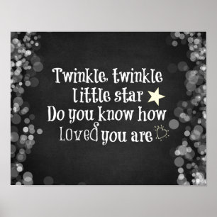 Nursery Baby Quote: Love Poster