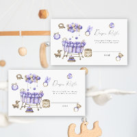 Nursery baby shower gender neutral diaper raffle
