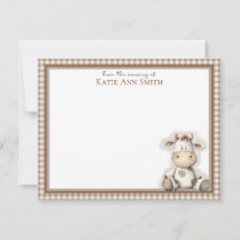 Nursery Baby Stationery Baby Shower Thank You