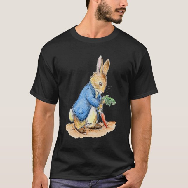 Nursery Characters, Peter Rabbit, Beatrix Potter. T-Shirt (Front)