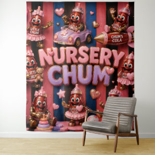 Nursery chums, extra large tapestry/kids nursery tapestry