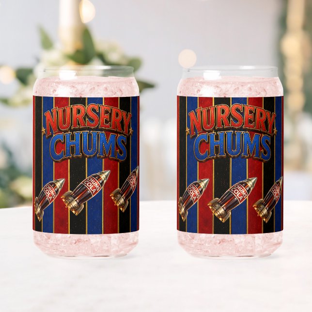 Nursery chums/kitchen/party rocket  can glass (Insitu (Wedding))