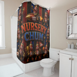 Nursery chums of Arcadia/shower curtain