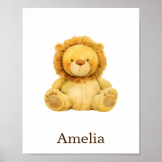 Nursery Decor Toy Animal Lion Gender Neutral