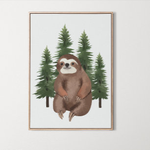 Nursery Decor Woodland Animal Wall Art Decor