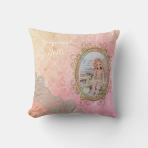 Nursery Decorative Pink Pillows for Girl