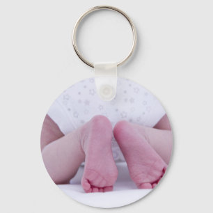 Nursery Infant Children Expecting Baby Shower Key Ring