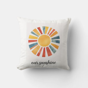 Nursery\Kids Boho Sun Personalised Sunshine Custom Cushion