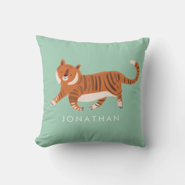 Nursery Little Tiger Baby Room   Cushion (Front)