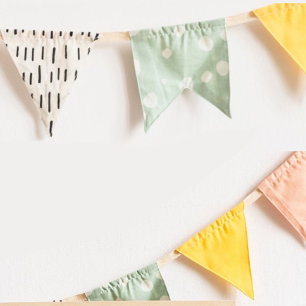 Nursery play room Cute Colourful Cute pastel Bunting