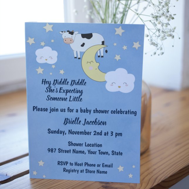 Nursery Rhyme Baby Shower Invitation (Creator Uploaded)