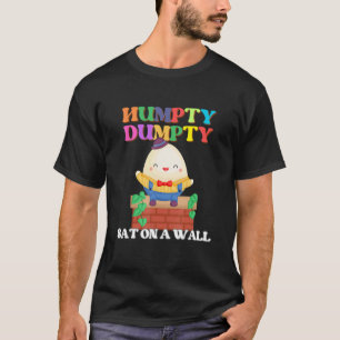 Nursery Rhymes Humpty Dumpty Sat on a Wall Kids Bo T-Shirt
