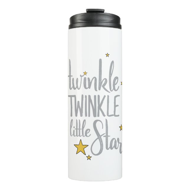 Nursery Rhymes Image Twinkle Twinkle Little Design Thermal Tumbler (Front)