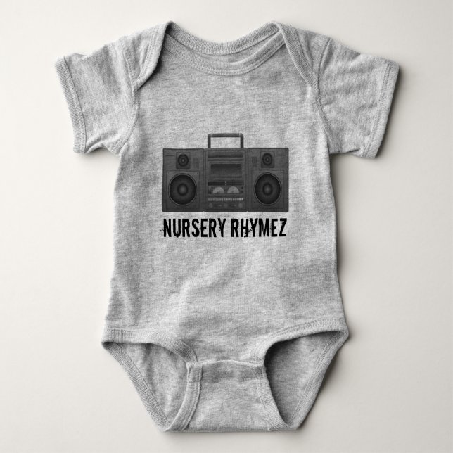 Nursery Rhymez Baby Bodysuit (Front)