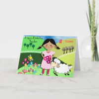 Nursery Rythm Theme Cute Kids Birthday Card